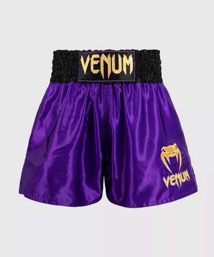 VENUM: CLASSIC MUAY THAI SHORTS - MÖRKLILA