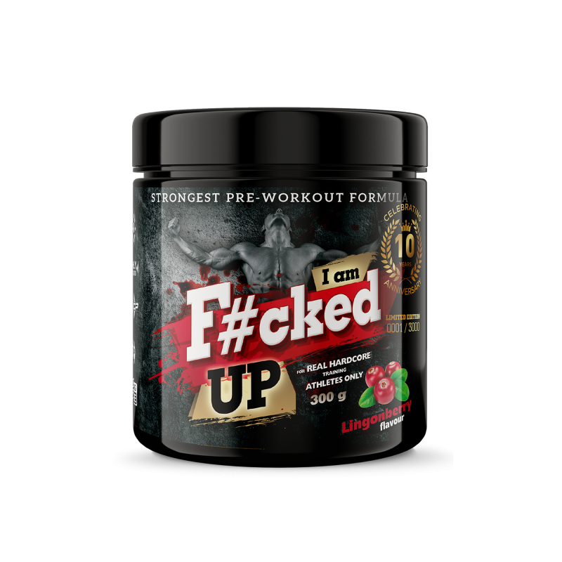 SWEDISH SUPPLEMENTS: I AM F#CKED UP - 10 YEAR ANNIVERSARY EDITION - LINGONBERRY - 300G
