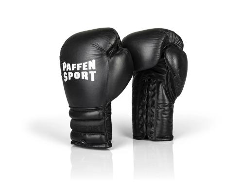 PAFFEN SPORT: PRO LACE SPARRING BOXNINGSHANDSKAR - SVART
