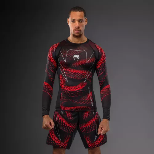 VENUM: MATUPA LONG SLEEVE RASHGUARD - SVART/GRÅ/GULD