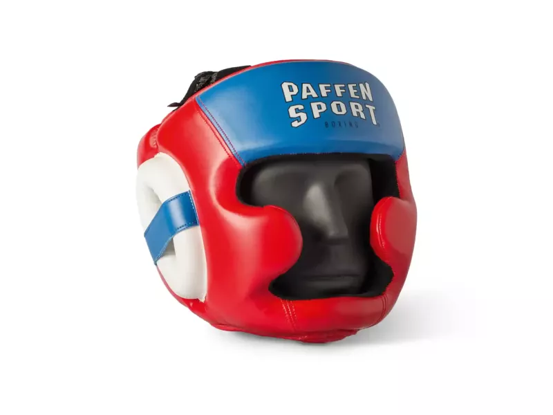 PAFFEN SPORT: KIDS TRAINING HEAD GUARD - RED/BLUE/WHITE
