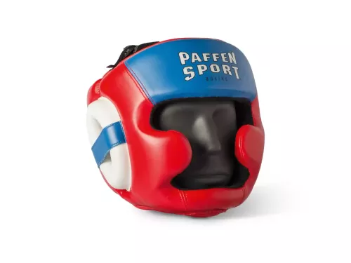 PAFFEN SPORT: KIDS TRAINING HEAD GUARD - RED/BLUE/WHITE