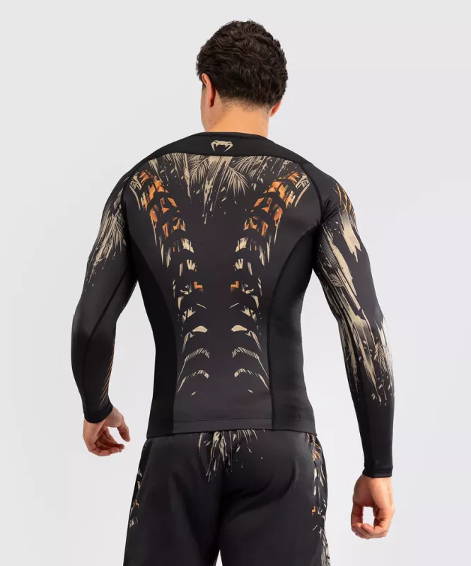 VENUM: TIGER LÅNGÄRMAD RASHGUARD -SVART/NEON ORANGE