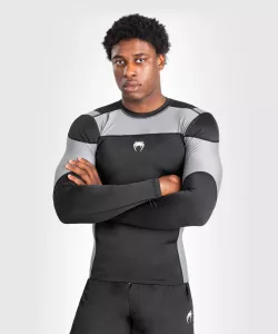 VENUM: TEMPEST MEN'S LONG SLEEVE RASHGUARD - BLACK/GREY