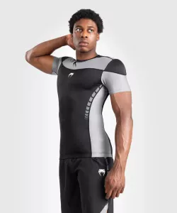 VENUM: TEMPEST MEN'S SHORT SLEEVE RASHGUARD - BLACK/GREY