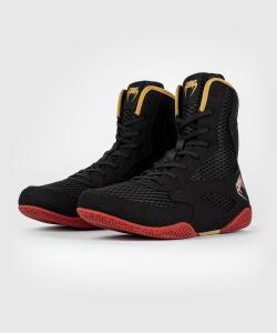 VENUM: CONTENDER BOXING SHOES - BLACK/GOLD/RED
