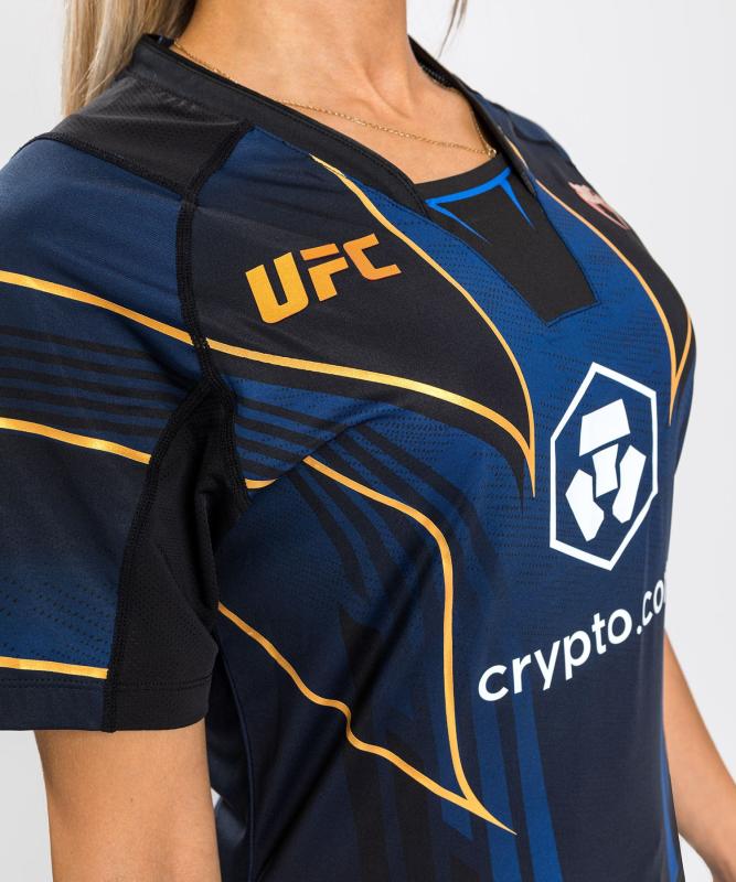 VENUM: UFC AUTHENTIC FIGHT NIGHT 2.0 WOMEN'S WALKOUT JERSEY - BLÅ/SVART/GULD