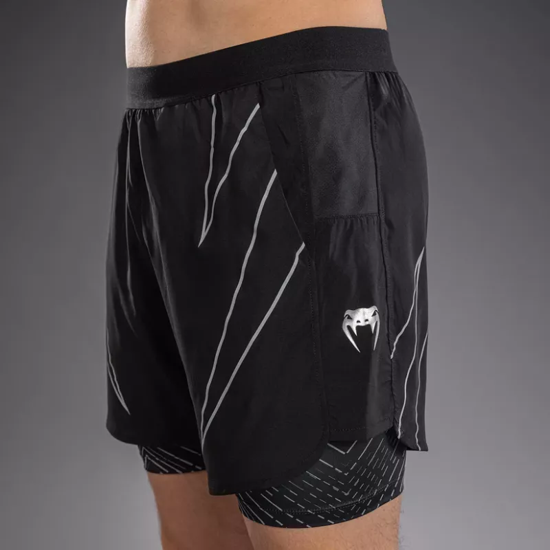 VENUM: MIDNIGHT FURY TRAINING SHORTS - SVART / GRÅ / SILVER