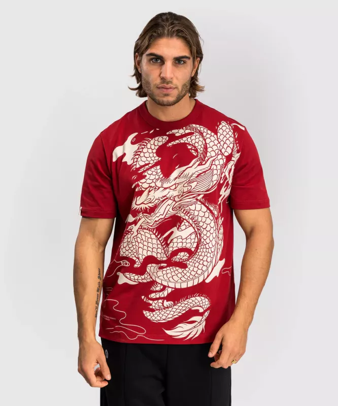 VENUM: DRAGON'S FLIGHT T-SHIRT - CHERRY RED/CREAM WHITE