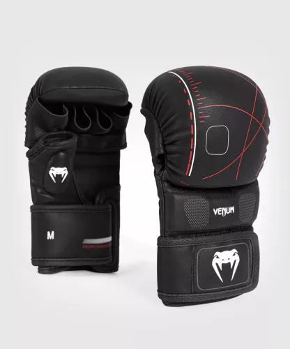 VENUM: TACTICAL XT SPARRING GLOVES - BLACK/FIRE RED