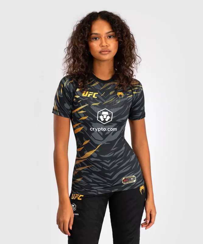 VENUM: UFC FUSION AUTHENTIC FIGHT NIGHT WOMEN'S PERFORMANCE KORTÄRMAD RASHGUARD - CHAMPION