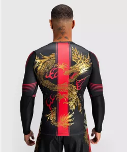 VENUM: x TEKKEN 8 - MARSHALL LAW RASHGUARD - BLACK/RED/GOLD