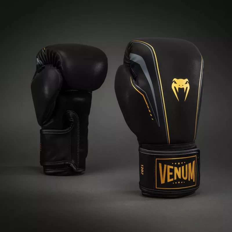 VENUM: STREAMLINE BOXNINGSHANDSKAR - SVART / GULD