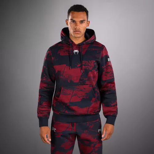 VENUM: UFC ZENITH AUTHENTIC FIGHT WEEK PULLOVER HOODIE - BURGUNDY