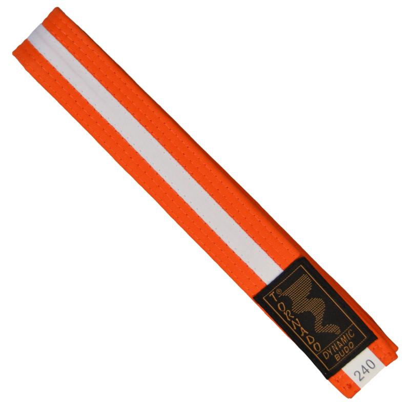 PHOENIX: BUDO BELT - ORANGE/WHITE