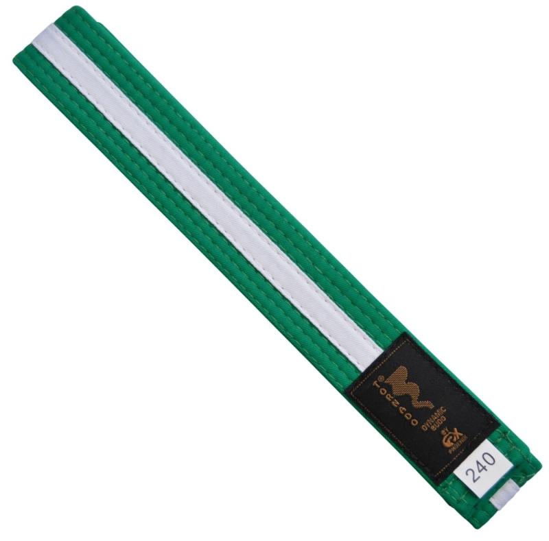 PHOENIX: BUDO BELT - GREEN/WHITE