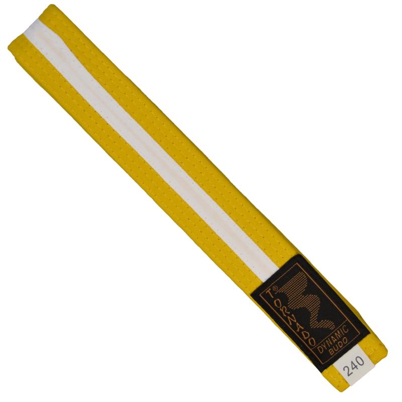 PHOENIX: BUDO BELT - YELLOW/WHITE