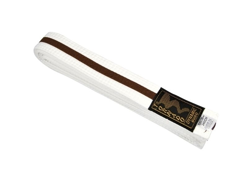 PHOENIX: BUDO BELT - WHITE/BROWN