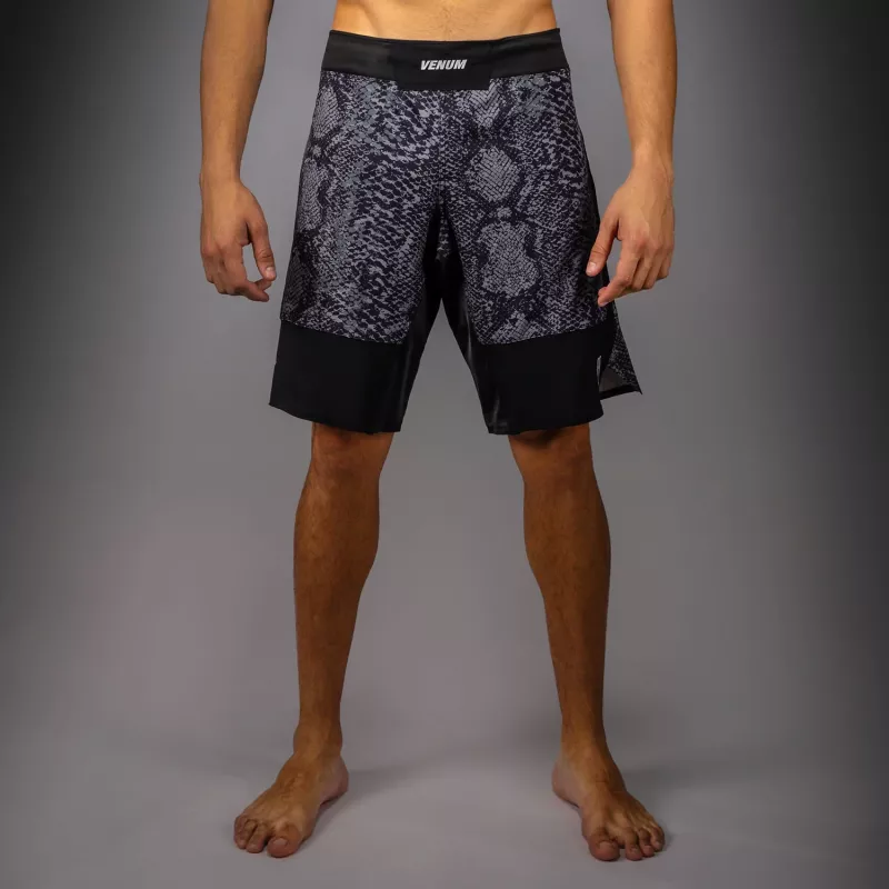 VENUM: G-FIT SCALES FIGHTSHORTS - CHARCOAL / BLACK / GREY