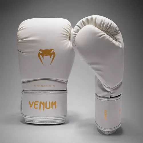 VENUM: CONTENDER 1.5 BOXNINGSHANDSKAR - IVORY/GULD