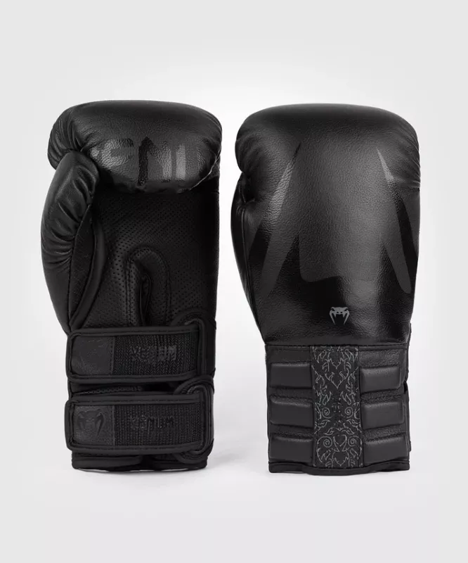 VENUM: REVERSO BOXING GLOVES - BLACK/BLACK