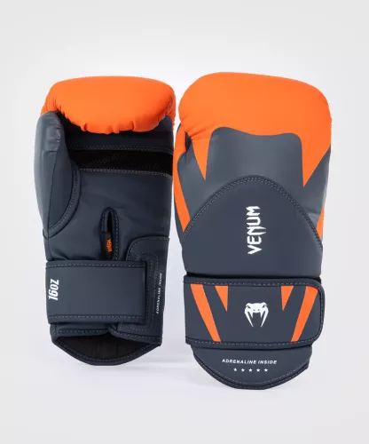 VENUM: CHALLENGER 4.0 BOXNINGSHANDSKAR - ORANGE/MARINBLÅ
