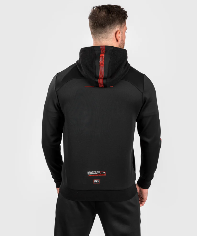 VENUM: UFC ADRENALINE FIGHT WEEK MEN'S ZIP HOODIE - SVART