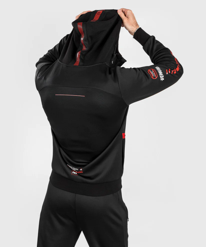 VENUM: UFC ADRENALINE FIGHT WEEK MEN'S ZIP HOODIE - SVART