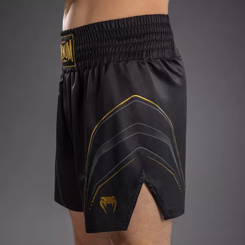 VENUM: STREAMLINE BOXING SHORTS - SVART / GULD