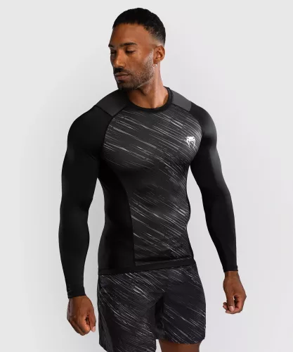 VENUM: TECTONIC RAPID RASHGUARD LONG SLEEVE - BLACK/STORM GREY