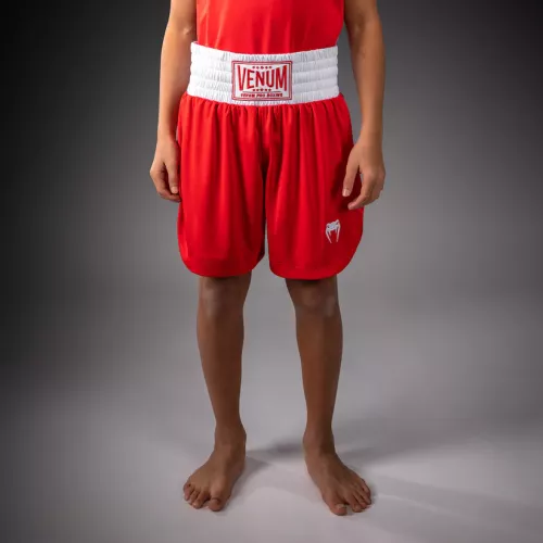 VENUM: CLASSIC KIDS BOXING SHORTS FIRE - RÖD