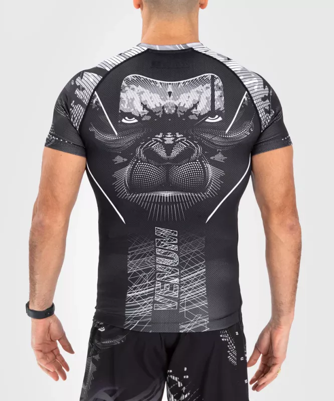 VENUM: GORILLA JUNGLE RASHGUARD KORTÄRMAD - SVART/VIT