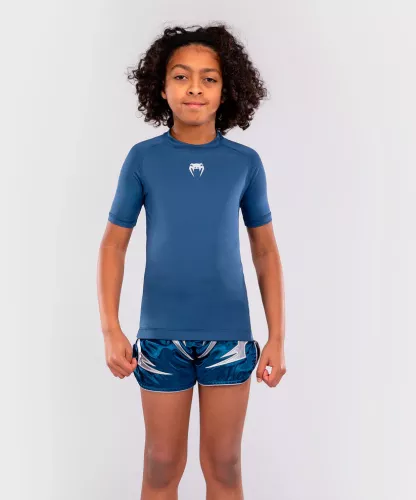 VENUM: CONTENDER KIDS RASHGUARD KORTÄRMAD - BLÅ
