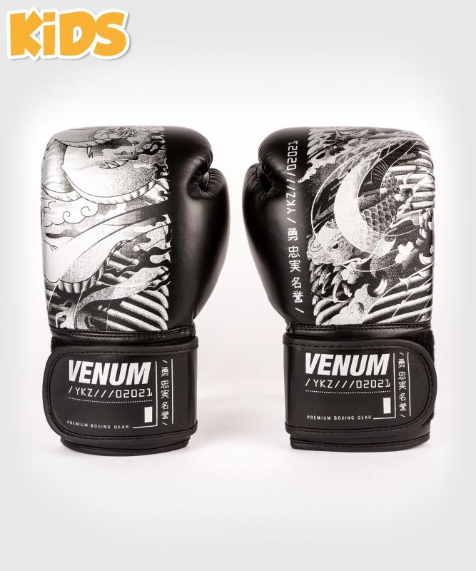 VENUM: YKZ21 KIDS BOXNINGSHANDSKAR - SVART/VIT