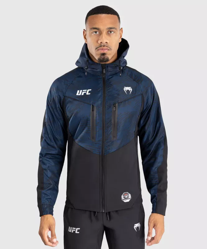 VENUM: UFC FUSION FIGHT WEEK MEN'S ZIP HOODIE - OCEANIC BLUE