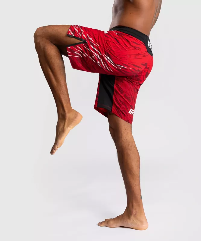 VENUM: UFC FUSION AUTHENTIC FIGHT NIGHT MEN'S FIGHT SHORTS - LONG FIT - RÖD