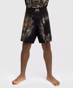 VENUM: TIGER KIDS FIGHT SHORTS - SVART/NEON ORANGE