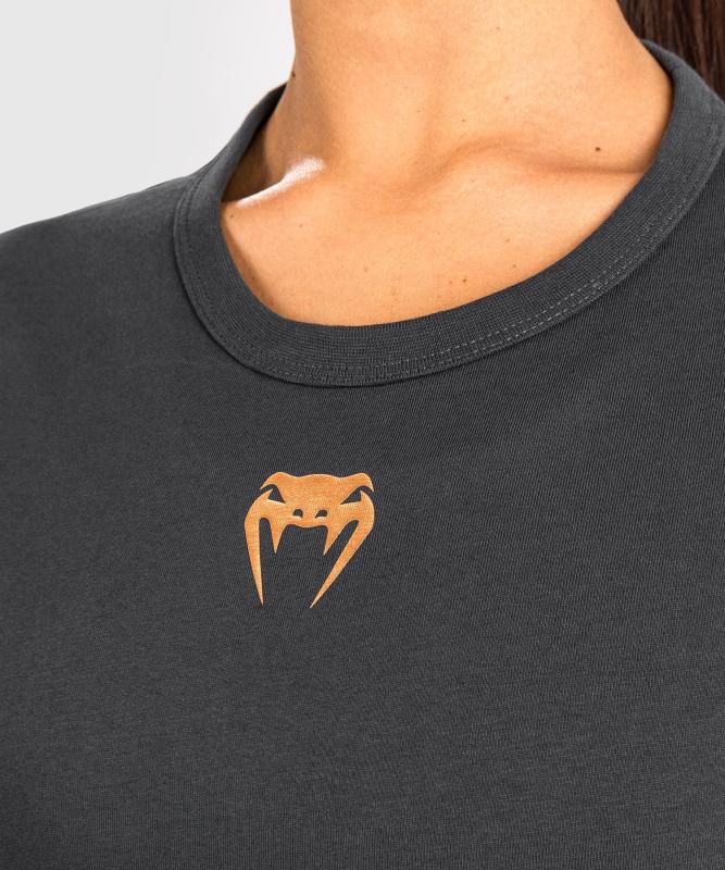 VENUM: UFC ADRENALINE FIGHT WEEK WOMENS COTTON T-SHIRT - KOLGRÅ