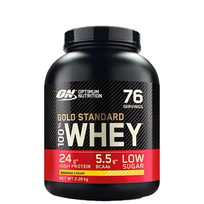 OPTIMUM NUTRITION: 100% WHEY GOLD STANDARD -  2273g Banana Cream