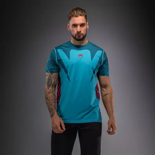 VENUM: ATTACK 90 DRY-TECH T-SHIRT - TURKOS / RÖD