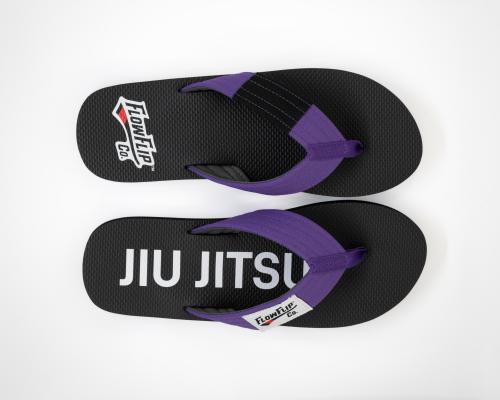 FLOWFLIP: JIU JITSU LILA BÄLTE FLIP FLOPS