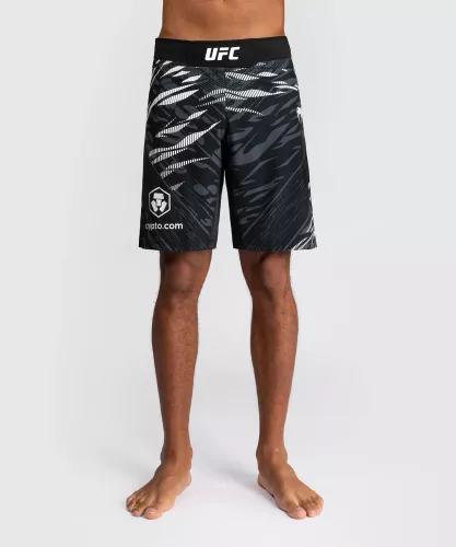 VENUM: UFC FUSION AUTHENTIC FIGHT NIGHT MEN'S FIGHT SHORTS - LONG FIT - SVART
