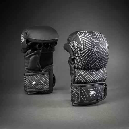 VENUM: MIDNIGHT FURY SPARRING GLOVES - SVART / GRÅ / SILVER