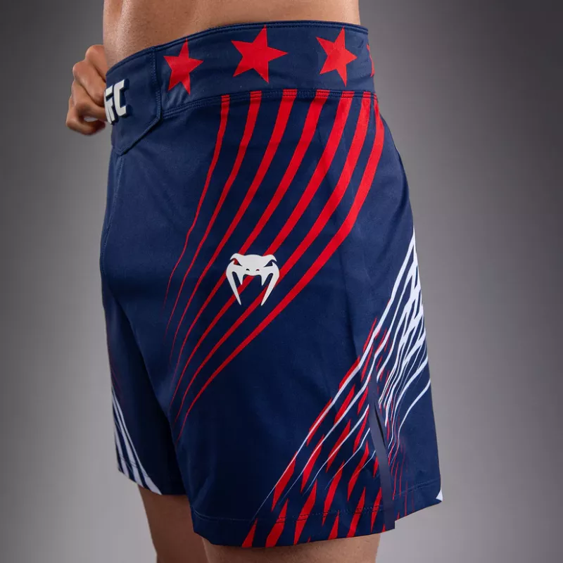 VENUM: MEN'S OFFICIAL UFC FREEDOM 250 AUTHENTIC FIGHT NIGHT SHORTS - BLUE