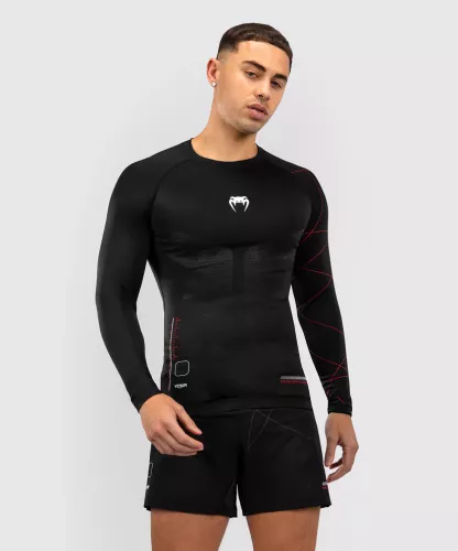 VENUM: TACTICAL XT LÅNGÄRMAD RASHGUARD - SVART/RÖD