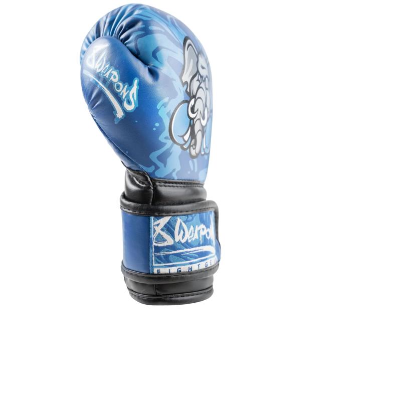 8 WEAPONS: KIDS JIPE BOXNINGSHANDSKAR - BLÅ