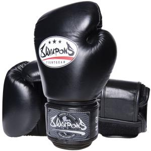 8 WEAPONS: BOXING GLOVES CLASSIC LEATHER - BLACK