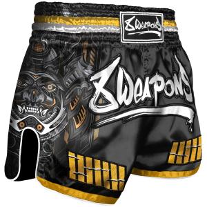 8 WEAPONS: SAMURAI 2.0 MUAY THAI SHORTS - GOLD