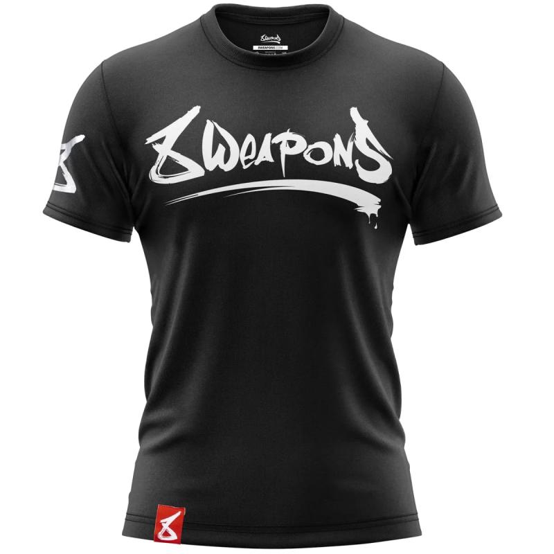 8 WEAPONS: MUAY THAI T-SHIRT UNLIMITED - BLACK