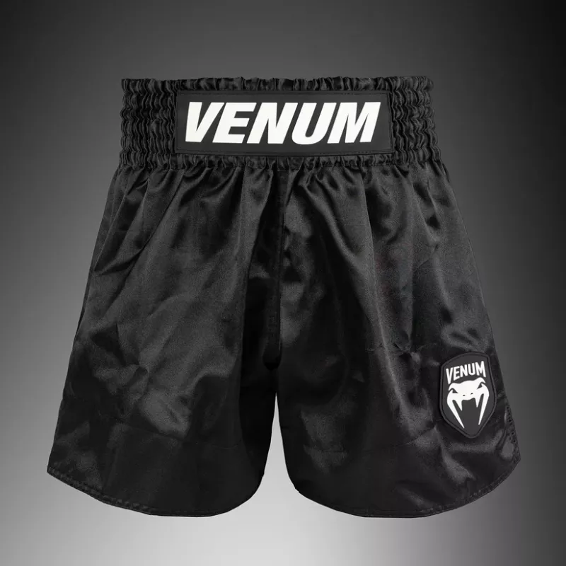 VENUM: CLASSIC EVO MUAY THAI SHORTS - SVART/VIT